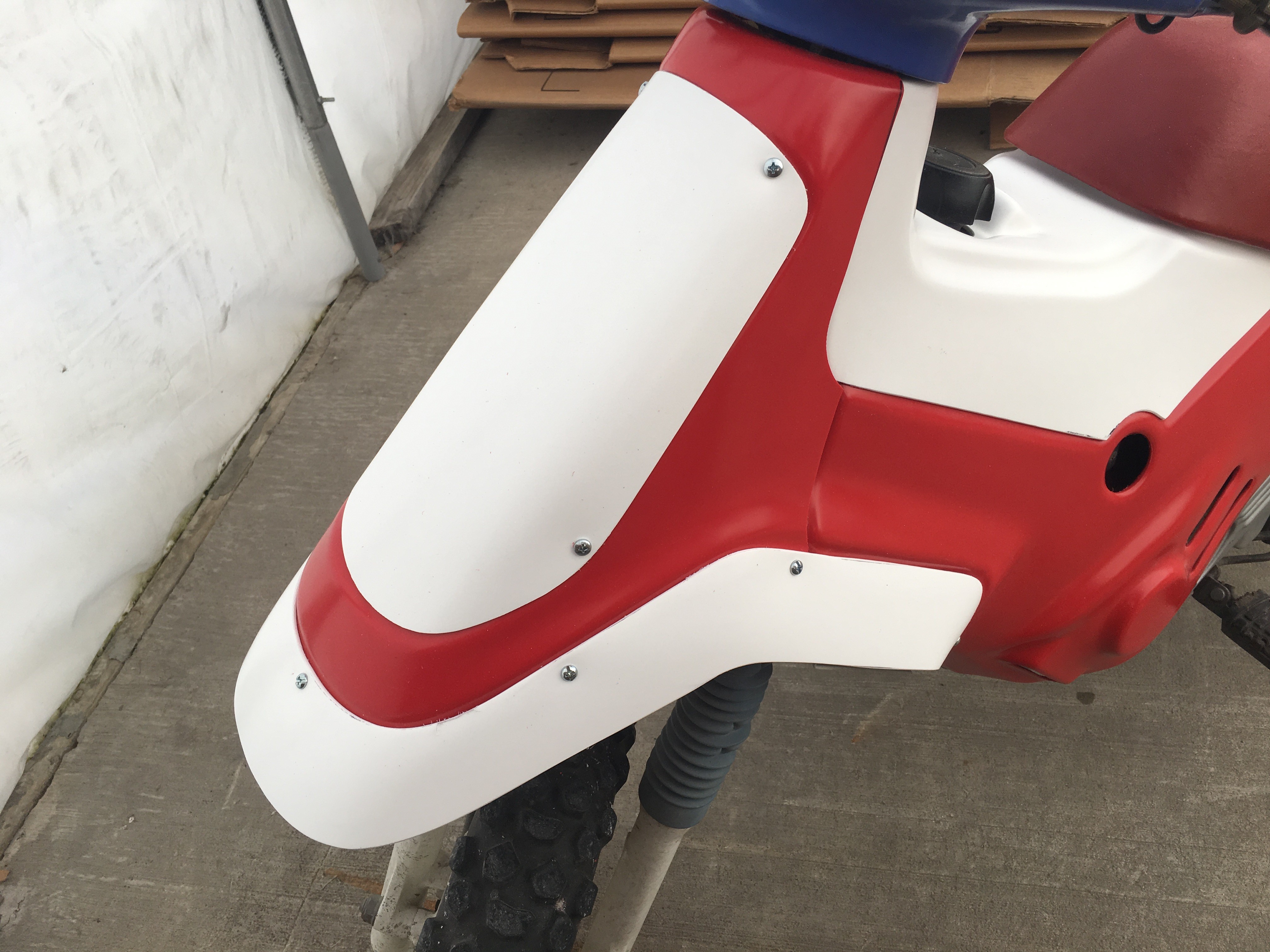 PLASTICS「COPY」7\" 7Pcs Plastics Kit Fairing Bodywork Set For Kawasaki KX125 KX250