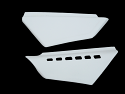 1983 KTM 420 495 Side Panels White