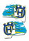 1992-1994 Husqvarna WMX WXE 125 250 360 Radiator Shroud Decals